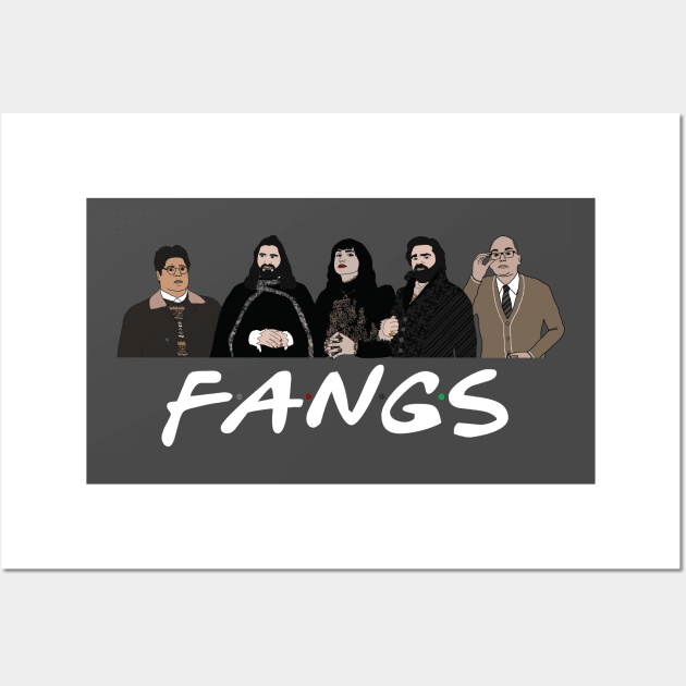 What We Do In The Shadows Parody Wall Art by BasicBeach